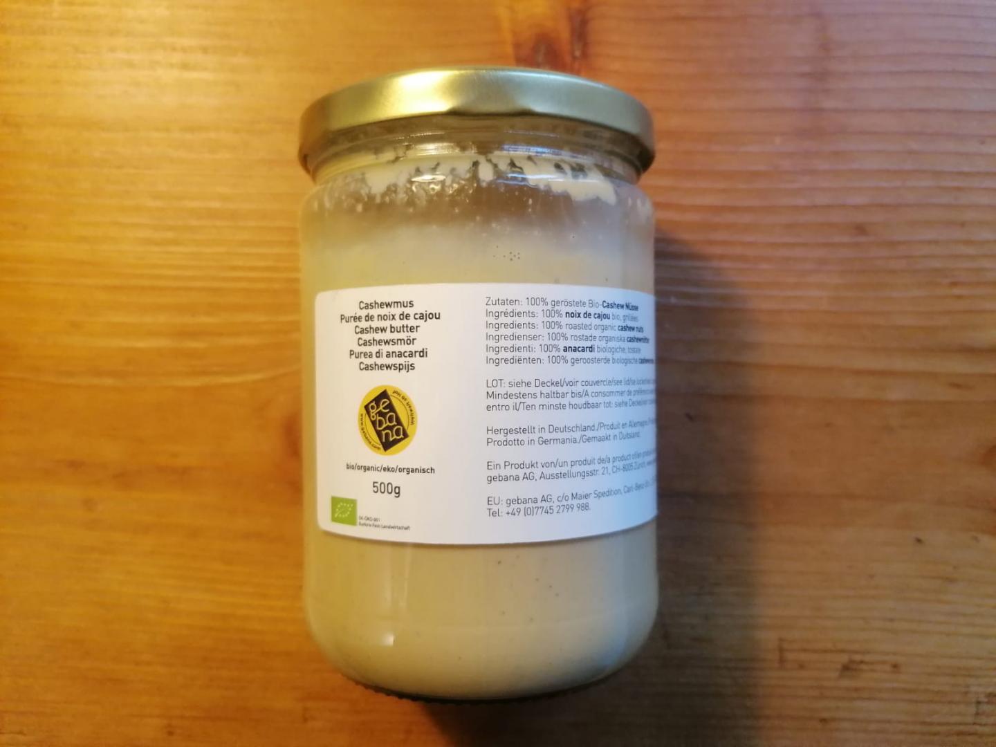 Cashewmus, 500gr, BIO, Burkina Faso – there for you